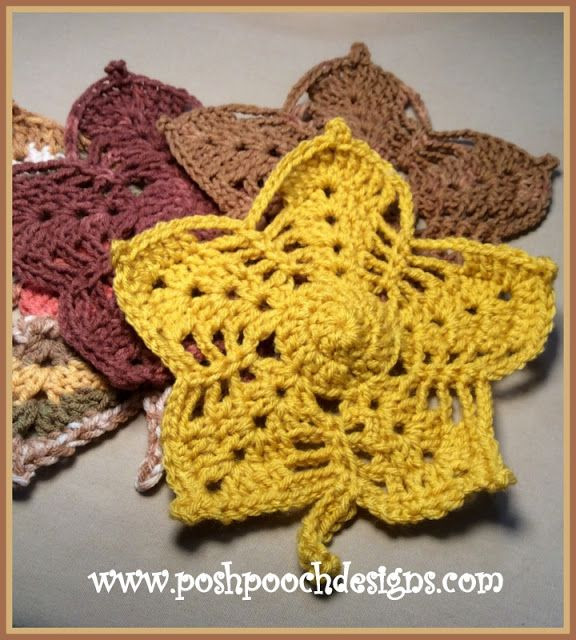Create Your Own Crochet Maple Leaf Washcloth or Doily - A Charming DIY Project
