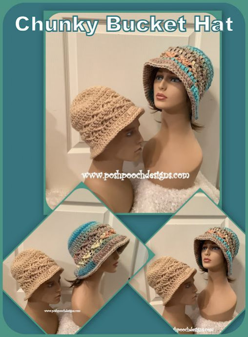 Crochet Chunky Bucket Hat Crochet Chunky Bucket Hat