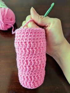 Create Your Own "Little Bit Fancy" Beverage Coozie with This Simple Crochet Pattern