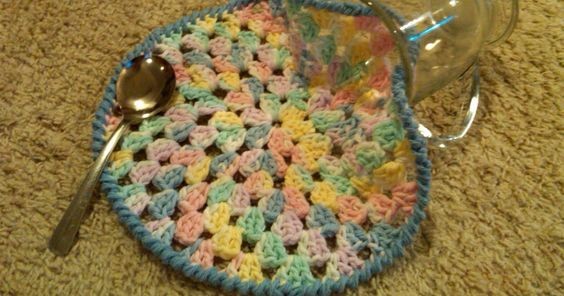 Create Beautiful Crochet Round Granny Dishcloths for Your Kitchen Create Beautiful Crochet Round Granny Dishcloths for Your Kitchen