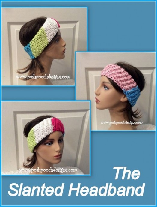 Create Your Own Crochet Slanted Ribbed Headband - Stylish and Easy Tutorial