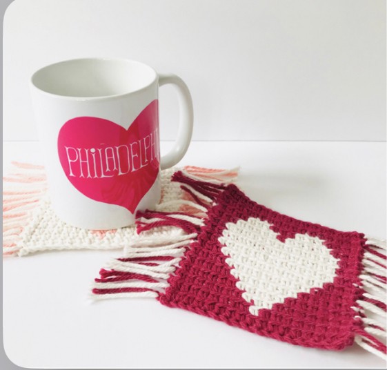 Create the Perfect Valentine's Day Mug Rug: A Quick and Easy Crochet Project Create the Perfect Valentine's Day Mug Rug: A Quick and Easy Crochet Project