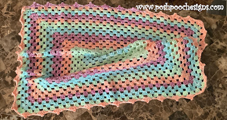 Create Stunning Crochet Rectangle Picot Granny Blanket: A Detailed Guide