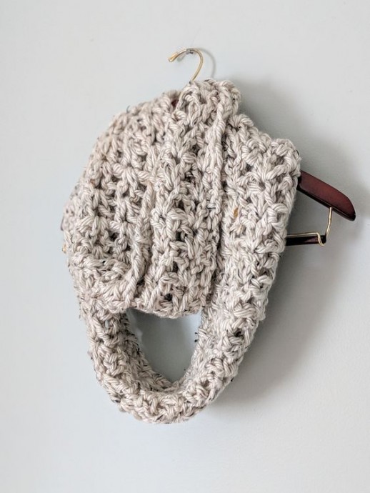 Crochet Delightful Infinity Scarf