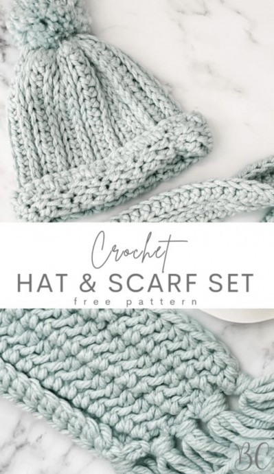Stay Cozy and Stylish This Winter with Our Crochet Hat and Scarf Set Stay Cozy and Stylish This Winter with Our Crochet Hat and Scarf Set