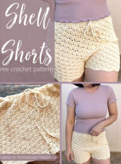 Free Shell Shorts Crochet Pattern