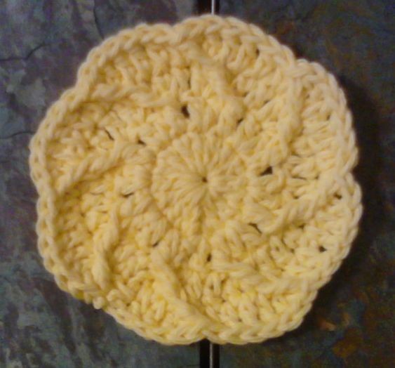 Crochet Sunny Skies Coaster