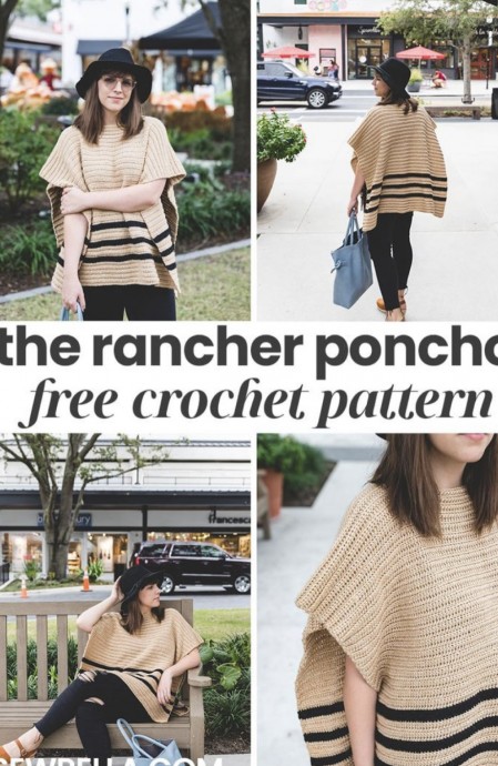 Discover the Stylish Crochet Rancher Poncho - Your New Wardrobe Essential Discover the Stylish Crochet Rancher Poncho - Your New Wardrobe Essential
