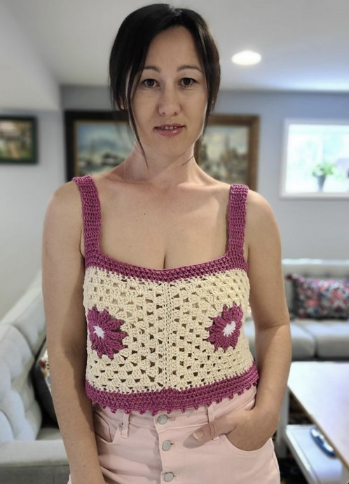 Serenity Crochet Summer Top