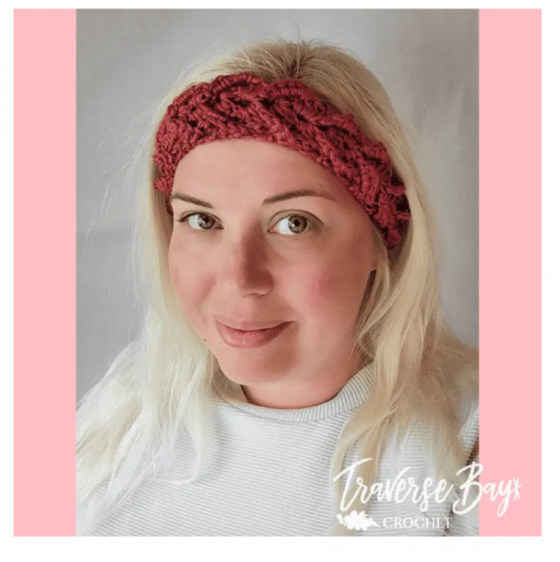Crochet A Boho Hair Tie Headband