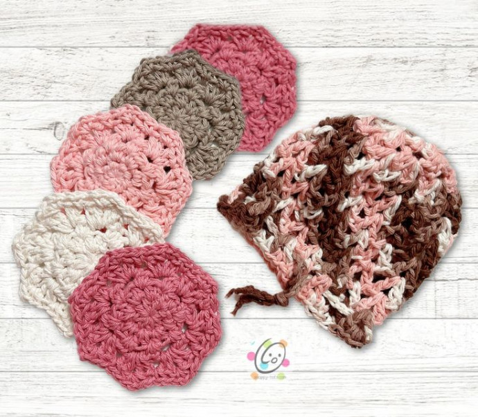 Crochet Scrubby Set