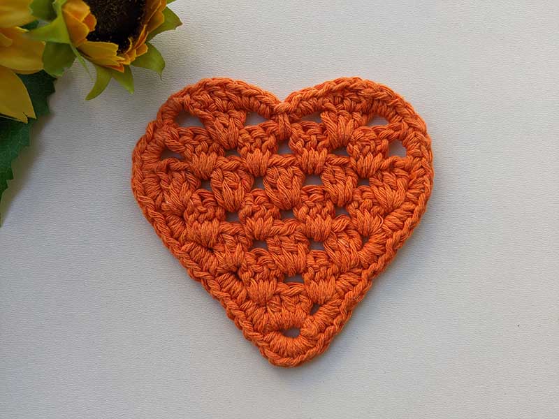 Create a Beautiful Crochet Lace Heart Coaster - Step-by-Step Guide