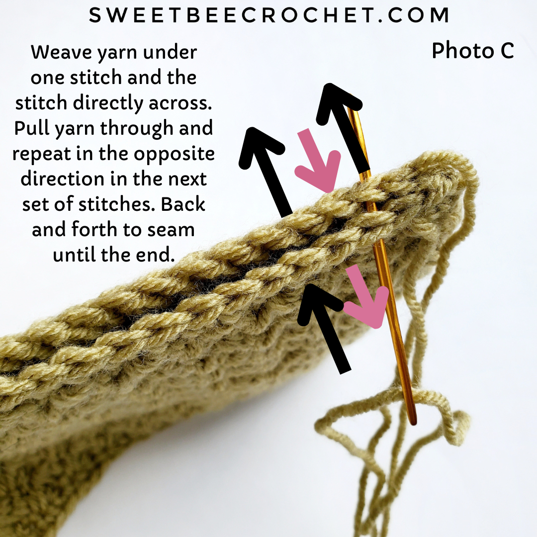 Create Your Own Crochet Suzette Stitch Hook Large Pouch - A Stylish and Practical Crafting Accessory