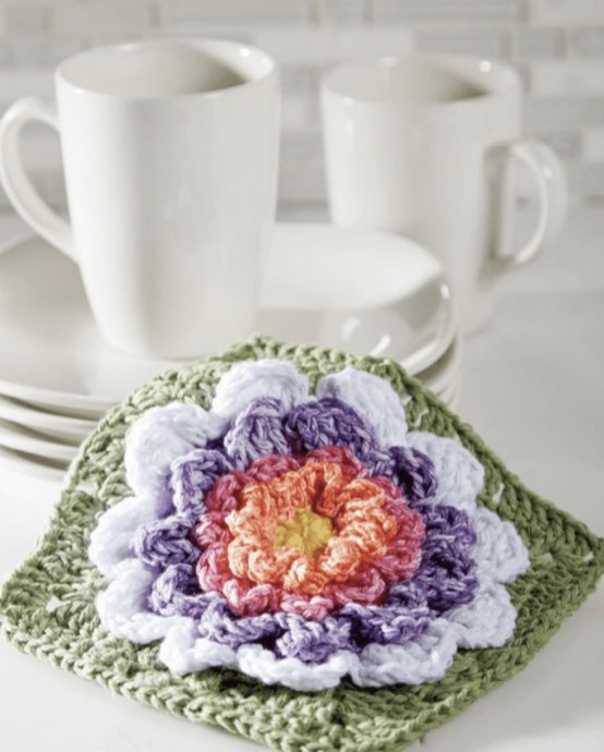 Crochet Dishcloth Pattern