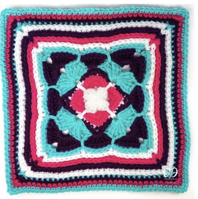 DIY the All Aflutter Afghan Square