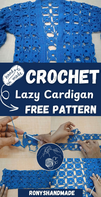 Crochet Lazy Cardigan