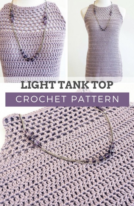 Free Light Crochet Tank Top Pattern