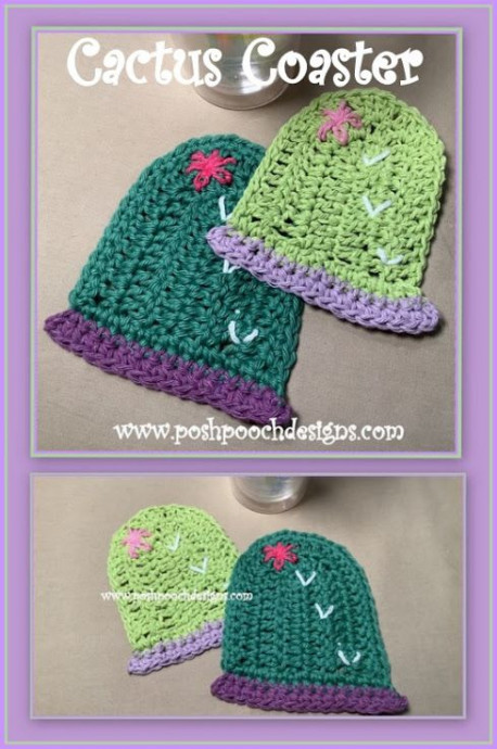 Crochet Cactus Coasters: A Fun and Whimsical Home Decor Idea