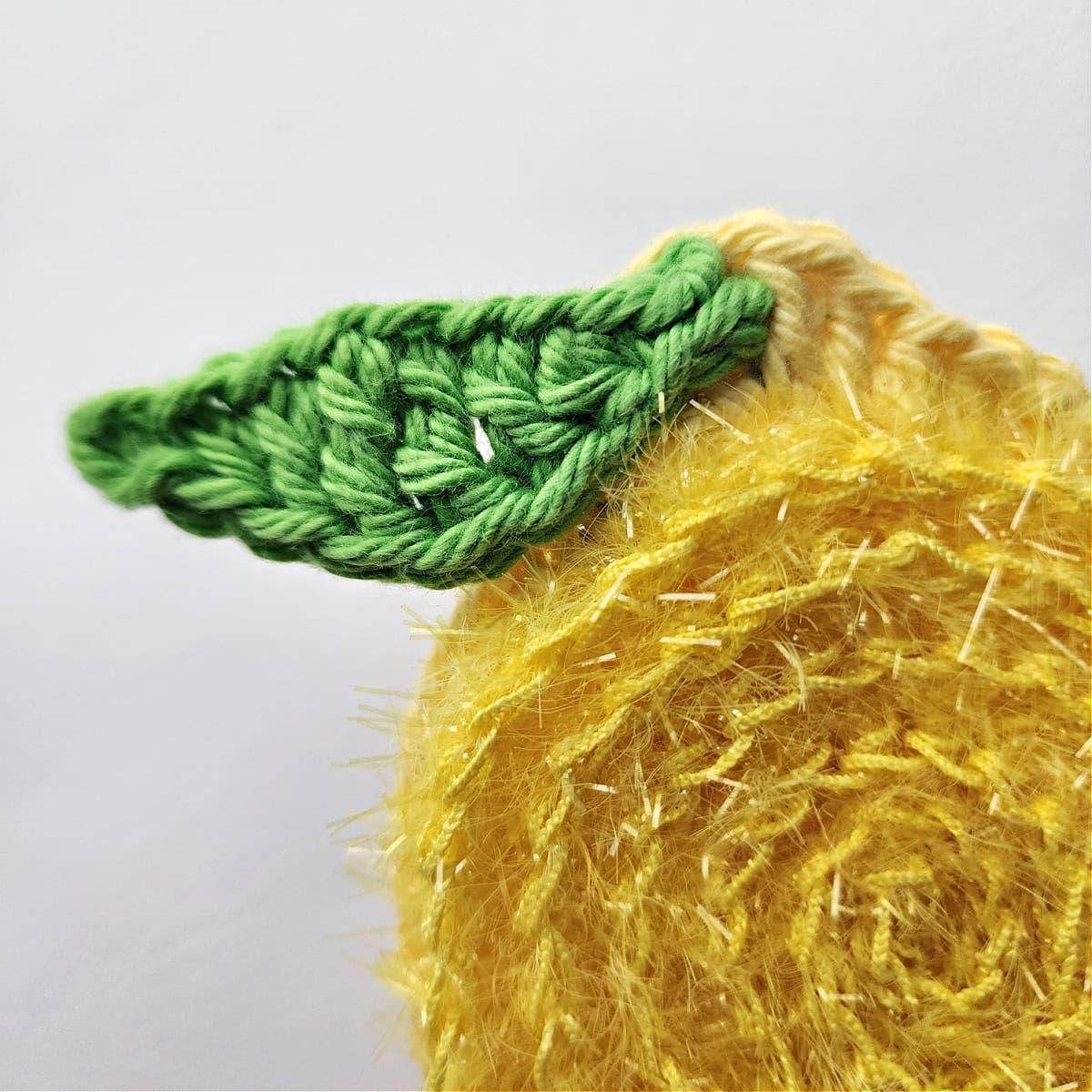 Crochet Lemon Dish Scrubby