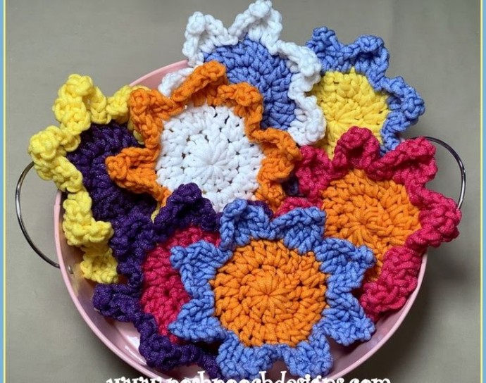 Create Your Own Beautiful Crochet Flower Scrubby: A Step-by-Step Guide Create Your Own Beautiful Crochet Flower Scrubby: A Step-by-Step Guide