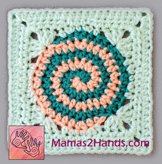 Create a Mesmerizing Crochet Blanket Square with Intricate Design and Colorful Patterns Create a Mesmerizing Crochet Blanket Square with Intricate Design and Colorful Patterns