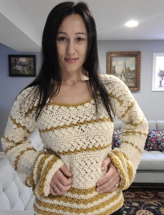 Crochet Elegant Sweater