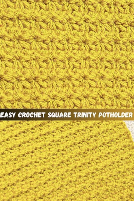 Crochet Square Trinity Potholder