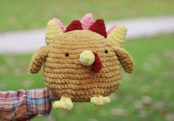 Crochet Jumbo Plush Turkey (Free Pattern)