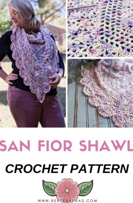 San Fior Shawl Crochet Pattern