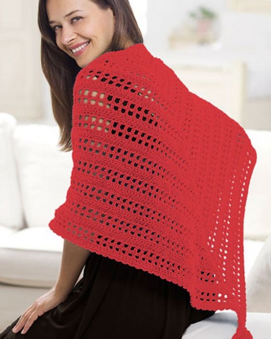 Embrace Elegance with the Crochet Companion Shawl - Perfect for All Seasons and Occasions Embrace Elegance with the Crochet Companion Shawl - Perfect for All Seasons and Occasions