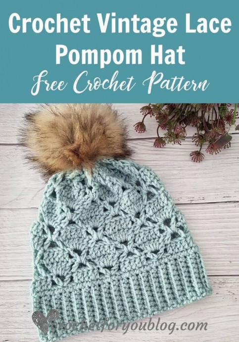 Adorable Crochet Pompom hat