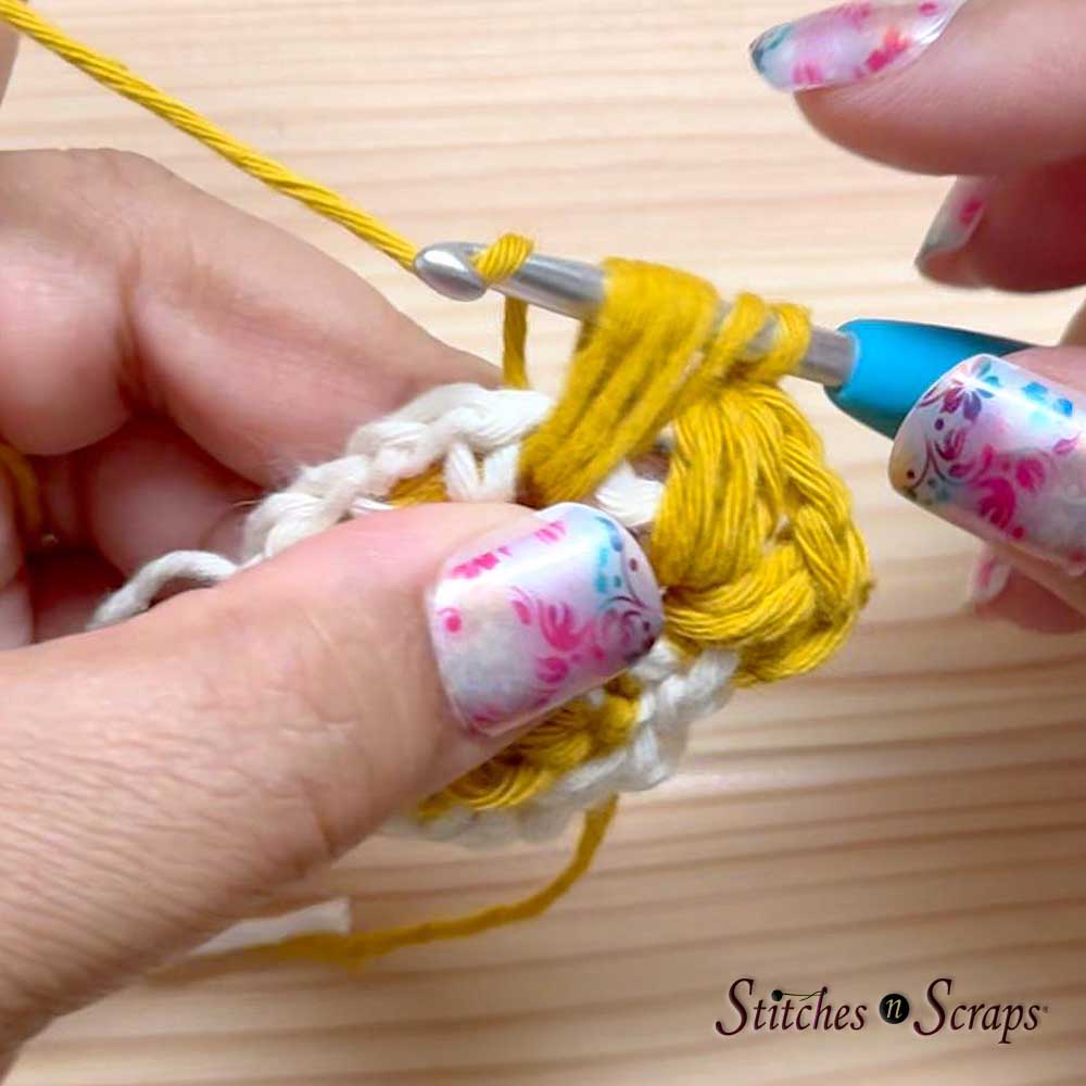 Crochet Linen Puff Textured Washcloth - Effortless and Luxurious Self-Care Essential