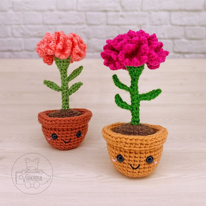 Create a Beautiful Crochet Carnation Amigurumi: A Step-by-Step Guide for Beginners Create a Beautiful Crochet Carnation Amigurumi: A Step-by-Step Guide for Beginners