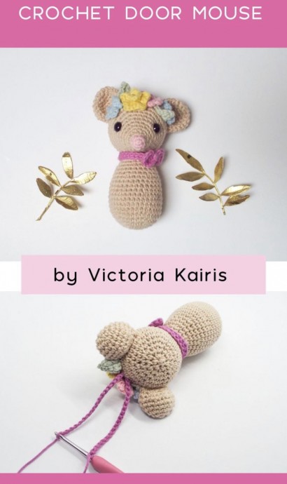 Crochet a Door Mouse