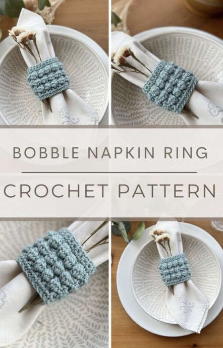 Create Beautiful Handmade Crochet Napkin Rings for Your Table Setting Create Beautiful Handmade Crochet Napkin Rings for Your Table Setting