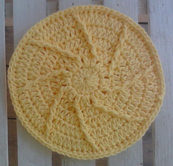 Crochet Sunny Skies Hotpad