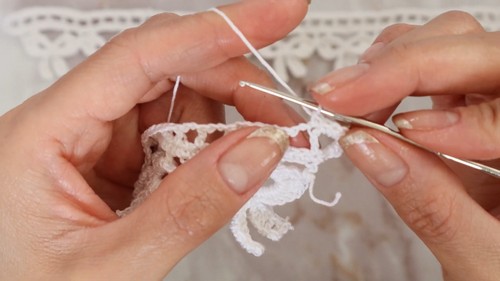 Crochet Bow Choker