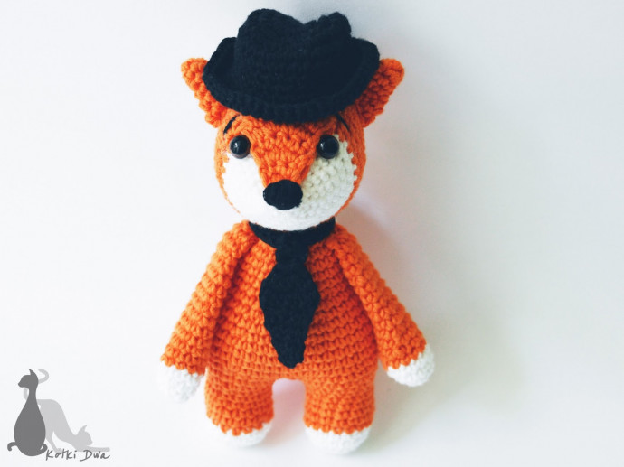 Crochet Mr. Fox Toy Crochet Mr. Fox Toy