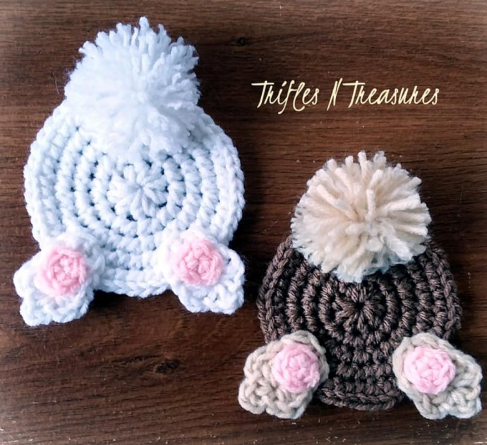 Craft Your Own Adorable Crochet Bunny Butt Coasters for Whimsical Home Decor Craft Your Own Adorable Crochet Bunny Butt Coasters for Whimsical Home Decor