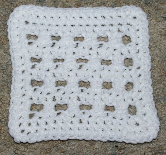 Crochet Cross Over Afghan Square