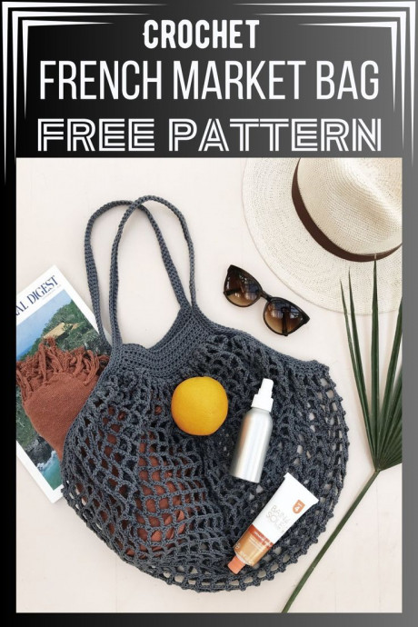 Create Your Own Stylish Crochet French Market Bag for Everyday Shopping