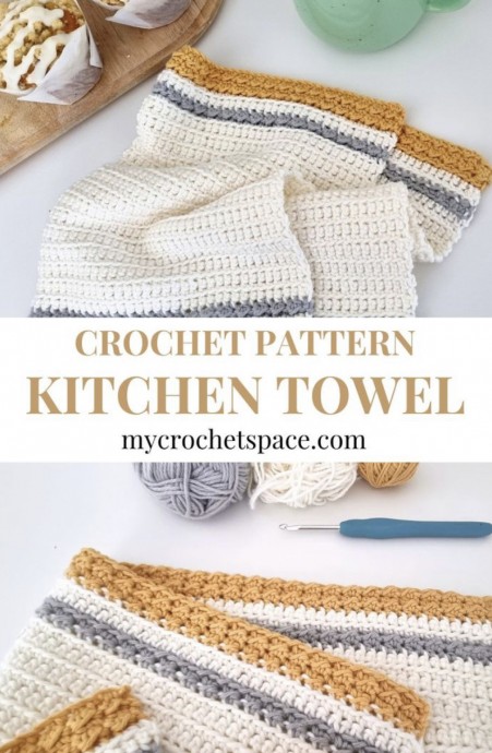 Crochet Kitchen Towel Pattern (FREE)