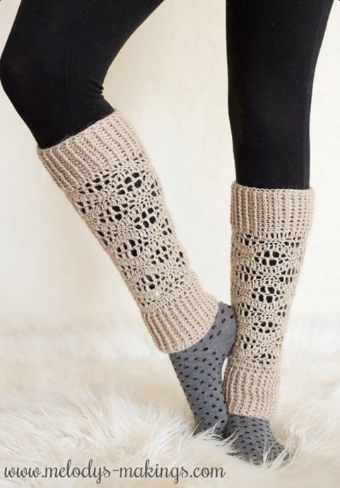 Cozy and Stylish Crochet Leg Warmers: Perfect for Year-Round Wear