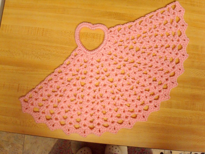 Crochet Valentine Table Mat