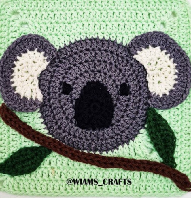 Discover the Exquisite Crochet Koala Granny Square – A Handcrafted Masterpiece Discover the Exquisite Crochet Koala Granny Square – A Handcrafted Masterpiece