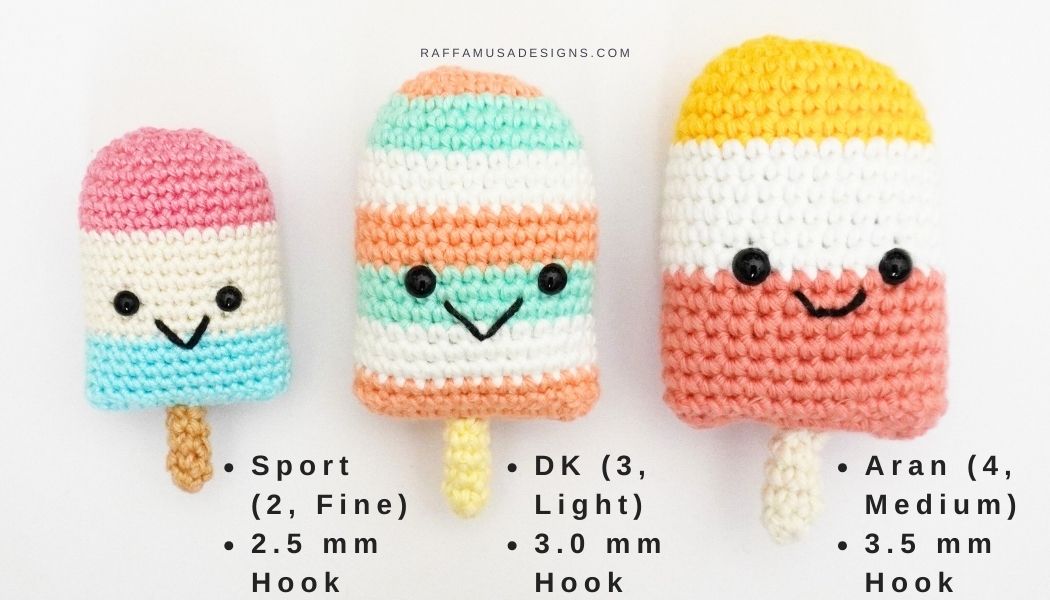 Crochet Ice Pop Amigurumi