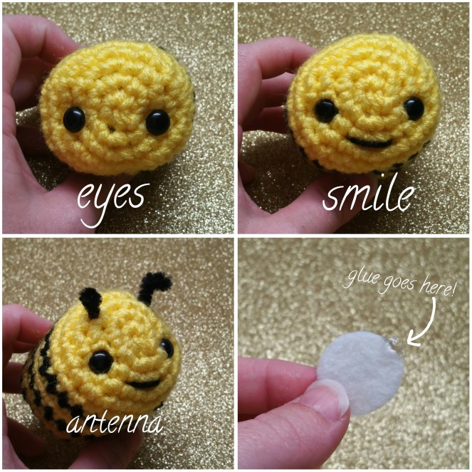 Crochet Honey Bee Amigurumi