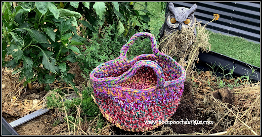 Crochet Scrap Happy Harvest Basket