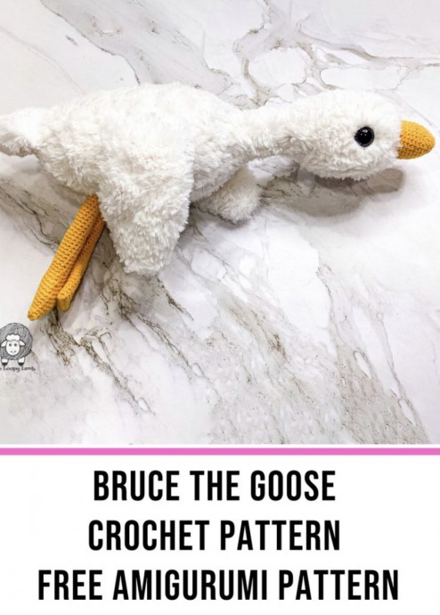 Bruce the Goose Free Crochet Pattern
