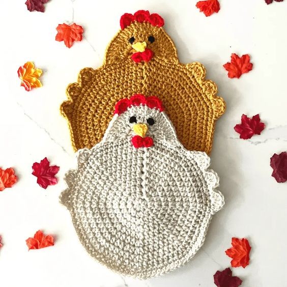 Create Your Own Charming Crochet Farmhouse Chicken Potholder — Step-by-Step Guide Create Your Own Charming Crochet Farmhouse Chicken Potholder — Step-by-Step Guide